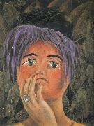 Frida Kahlo The Mask oil on canvas